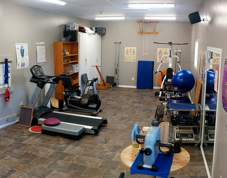 Fairvale Physiotherapy - pt Health's gym area with exercise equipment